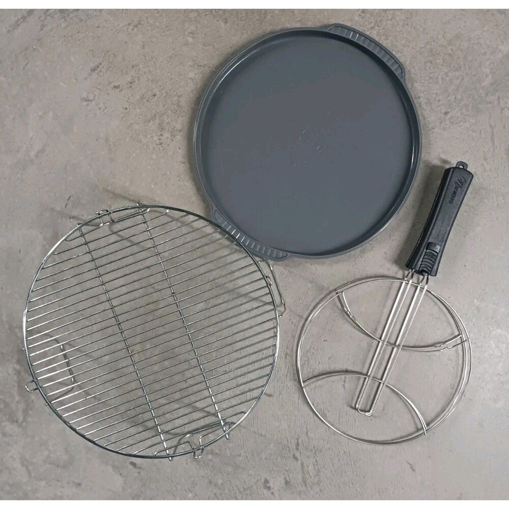 NuWave Pro Plus Infrared Oven Silicone Pizza Liner , Flipper & Rack